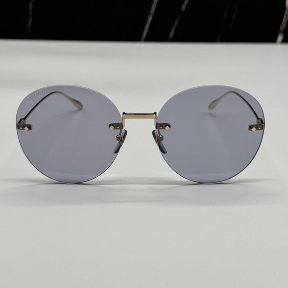 NEW GUCCI GG1149S 006 WITH EARRINGS GOLD WOMEN GUCCI SUNGLASSES main image 11